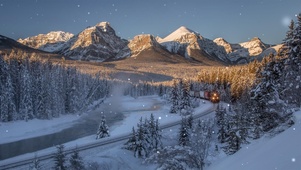 4K  雪景
