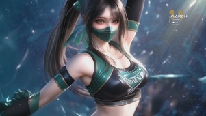 口罩治愈女孩