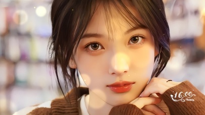 唯美可爱清纯女孩