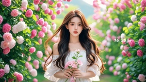 花朵女孩