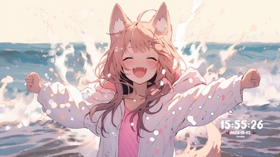 海滩猫耳女孩