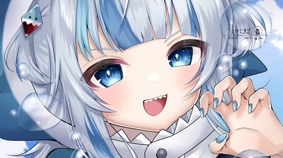 4K鲨鱼服萌系猫羽雫