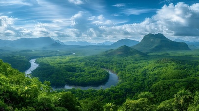 4K 清新自然 山林美景 2