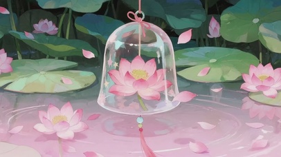 荷花风铃