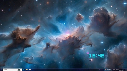 太空云层—【主题桌面】
