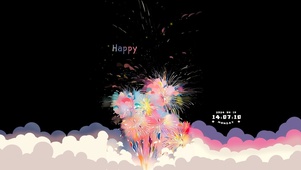 烟火灿烂 护眼治愈