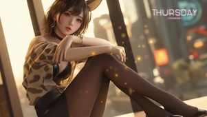 冥想美女