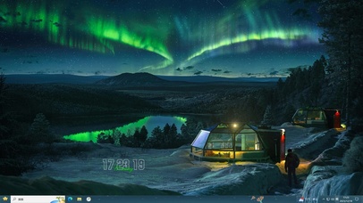 最美极光主题壁纸