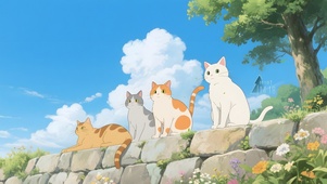 看风景的猫咪