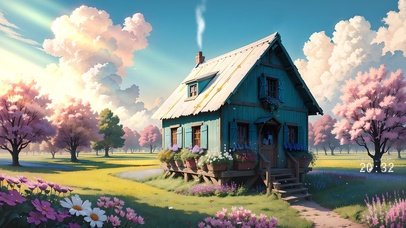 治愈唯美阳光小屋