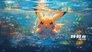 水中皮卡丘