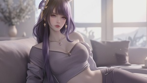 甜美居家少女