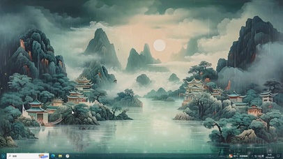 国潮插画-桌面主题