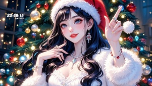 圣诞美少女