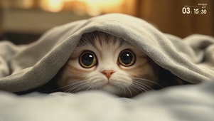 呆萌猫咪