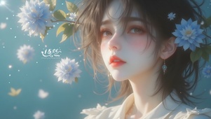 插花女孩
