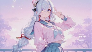 余霞成绮—​​鹤