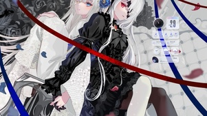 黑白少女