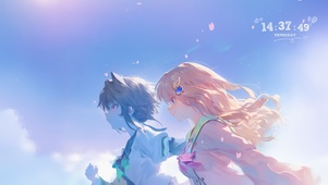 夏日樱花少女