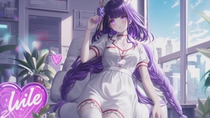 二次元卡通甜美护士女孩