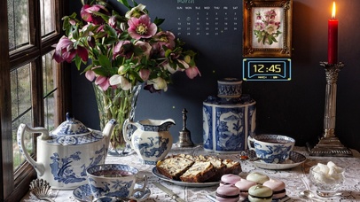 治愈舒适吃货桌面