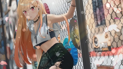 球场边那个等你的女孩