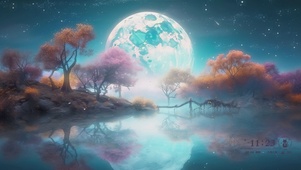 秋月月色