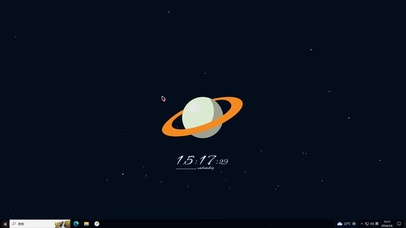 简约卫星—【主题桌面】