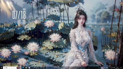 4K古风水彩仙逆李慕婉主题