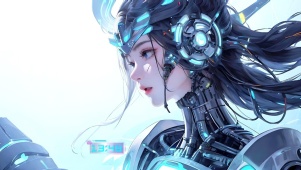 4K机器人美女