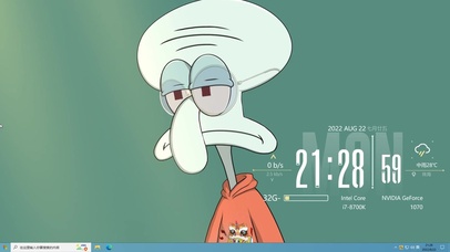 章鱼哥海绵宝宝加油不困（则）