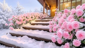 美丽雪景