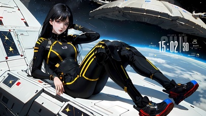 4k科技太空少女