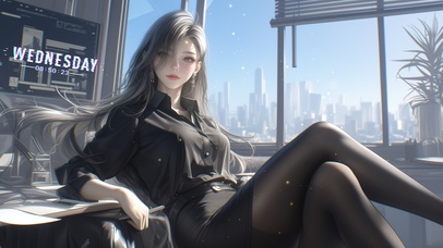 她的存在本身就是一种享受