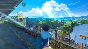 夏日车站少女