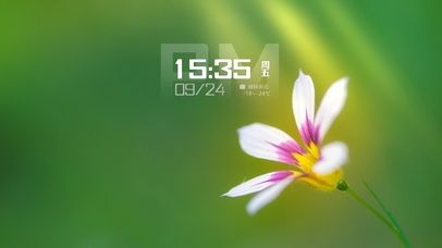 极简主义（护眼，带时间）