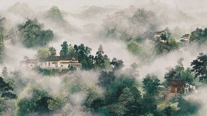 一城幽梦落青峦