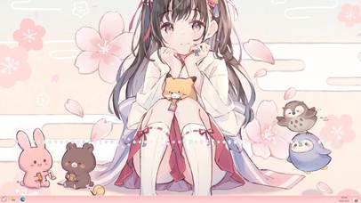 樱花少女和她的小动物们 