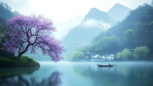 紫樱烟湖