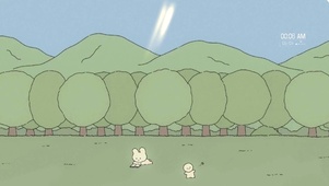 护眼绿色  游玩