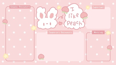 粉色兔兔（工作分栏）