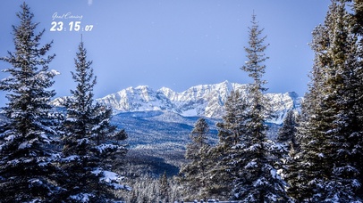 4k大雪唯美风景桌面