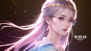 唯美娇柔眼睛美女
