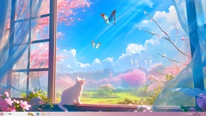 窗台的猫