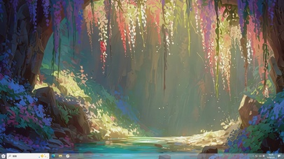 秘境花廊-桌面主题