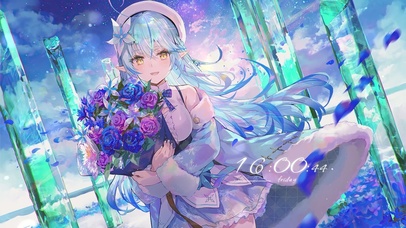 水晶宫殿花少女