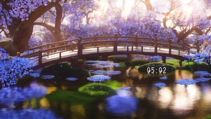 紫色樱花