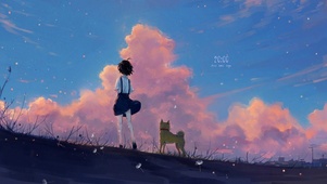 动漫插画美少女