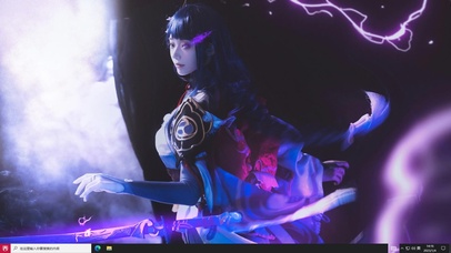 原神雷神cos白雾