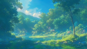 迷雾森林溪流